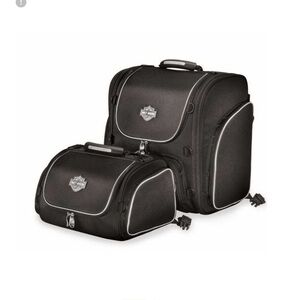 Harley-Davidson® Bar & Shield Zippered Touring Luggage System Black 93300003